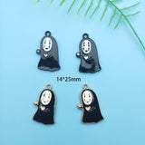 10pcs Japanese Anime Character Earring DIY Keychain Necklace Pendant