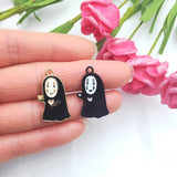 10pcs Japanese Anime Character Earring DIY Keychain Necklace Pendant