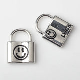 10pcs Alloy Drip Smile Charms Lock Pendant DIY Jewelry Making