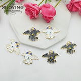 10pcs Anime Earring Pendant DIY Keychain Charm Bracelet Jewelry Enamel Charms
