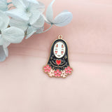 10pcs Anime Character Charm Pendant DIY Jewelry Making Keychain Alloy Dripping