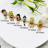 10pcs Alloy Dripping Charm Pendant for Jewelry Making