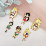 10pcs Alloy Dripping Charm Pendant for Jewelry Making