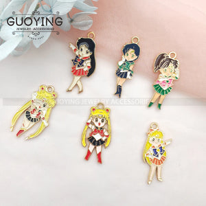 10pcs Alloy Dripping Charm Pendant for Jewelry Making