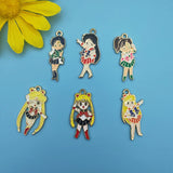 10pcs Alloy Dripping Charm Pendant for Jewelry Making