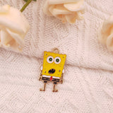 10pcs Cartoon Animation Pendant Necklace Keychain Earrings DIY Set