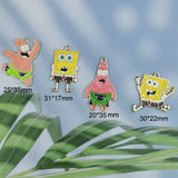 10pcs Cartoon Pendant Necklace Keychain Earrings DIY
