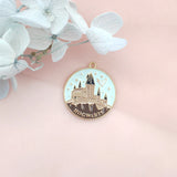 10pcs Cartoon Castle Earrings DIY Jewelry Accessories