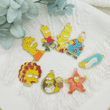 10pcs Anime Pendant Charm DIY Jewelry Necklace Keychain