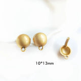 10pcs Alloy Ear Pin Diy Jewelry Accessories Material