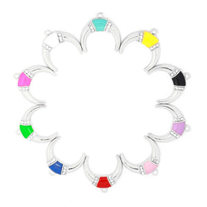 10pcs Alloy Horns Charms for DIY Jewelry Making