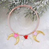 10pcs Alloy Horns Charms for DIY Jewelry Making