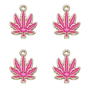 10pcs Maple Leaves Charms for DIY Necklace Jewelry Making