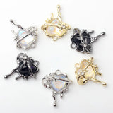 10pcs Resin Heart Shape Pendant Earring Necklace Bracelet Jewelry DIY