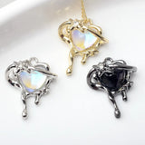 10pcs Resin Heart Shape Pendant Earring Necklace Bracelet Jewelry DIY