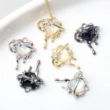 10pcs Resin Heart Shape Pendant Earring Necklace Bracelet Jewelry DIY