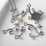 10pcs Moon & Stars Charms Pendant DIY Jewelry Accessories