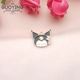 10pcs Anime Pendant Earrings DIY Jewelry Enamel Charms
