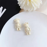 10pcs Cartoon Bear Charms Alloy Pendants for DIY Jewelry Making