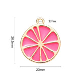 10pcs Epoxy Resin Fruit Charms Lemon Jewelry Making DIY Bracelet