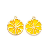 10pcs Epoxy Resin Fruit Charms Lemon Jewelry Making DIY Bracelet