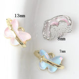 10pcs Alloy Butterfly Pendant Charms for DIY Earrings Necklace