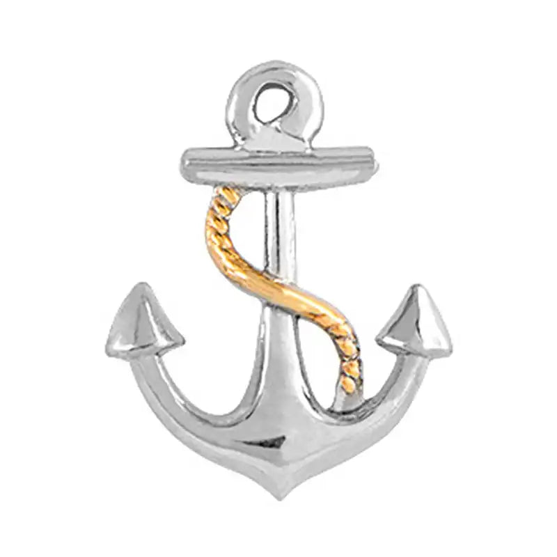 10pcs Anchor Floating Charms for Locket Bracelet