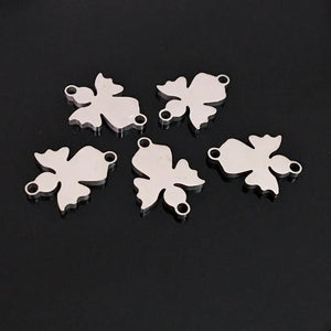 10pcs Angel Girl Stainless Steel Charm for DIY Bracelet Necklace