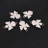 10pcs Angel Girl Stainless Steel Charm for DIY Bracelet Necklace