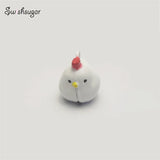 10pcs Chicken Hen Jingle Bell Charms Pet Necklace Jewelry Finding