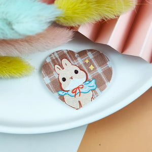 10pcs Rabbit Bunny Acrylic Charms Pendant for DIY Earrings Keychain