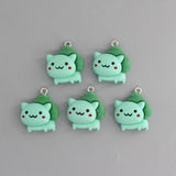 10pcs Anime Elf Small Monster Resin Charms DIY Jewelry Making Findings