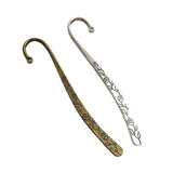 10pcs Bronze/Silver Plated Bookmark Charms Vintage Pendants
