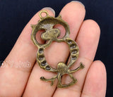 10pcs Antique Bronze Owl Charms Pendant DIY Vintage Jewelry