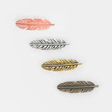 10 Feather Leaf Sliders for 5mm Flat Cord DIY Bracelet
