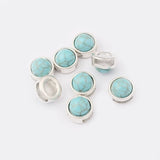 10pcs Antique Silver 10mm Flat Leather Slider Spacer for Bracelets & Bangles