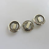 10pcs Antique Silver 16mm Bezel Spacer Beads for 10x2mm Leather Bracelet
