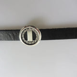 10pcs Antique Silver 16mm Bezel Spacer Beads for 10x2mm Leather Bracelet