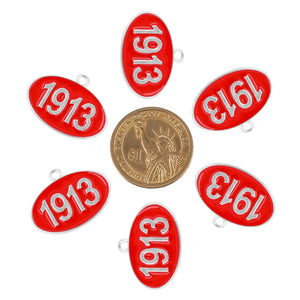 10pcs 1913 Organization Girl Charms for DIY Jewelry