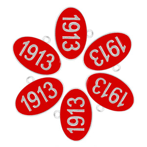 10pcs 1913 Organization Girl Charms for DIY Jewelry