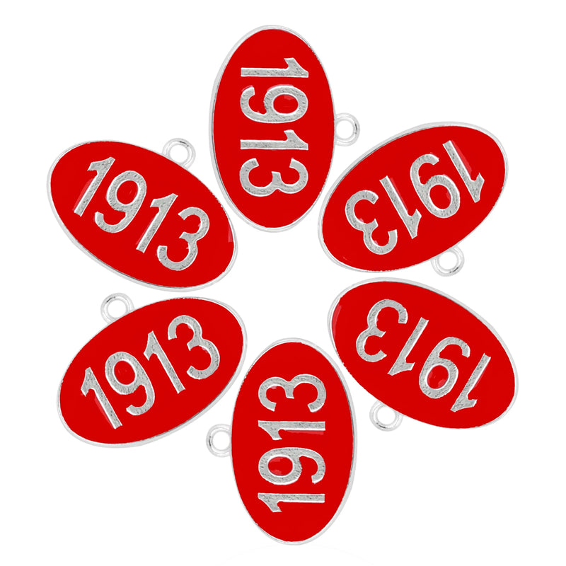 10pcs 1913 Organization Girl Charms for DIY Jewelry