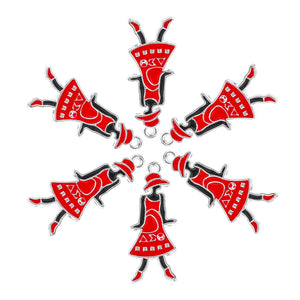 10pcs Alloy Organization Girl Charms DIY Jewelry Accessories