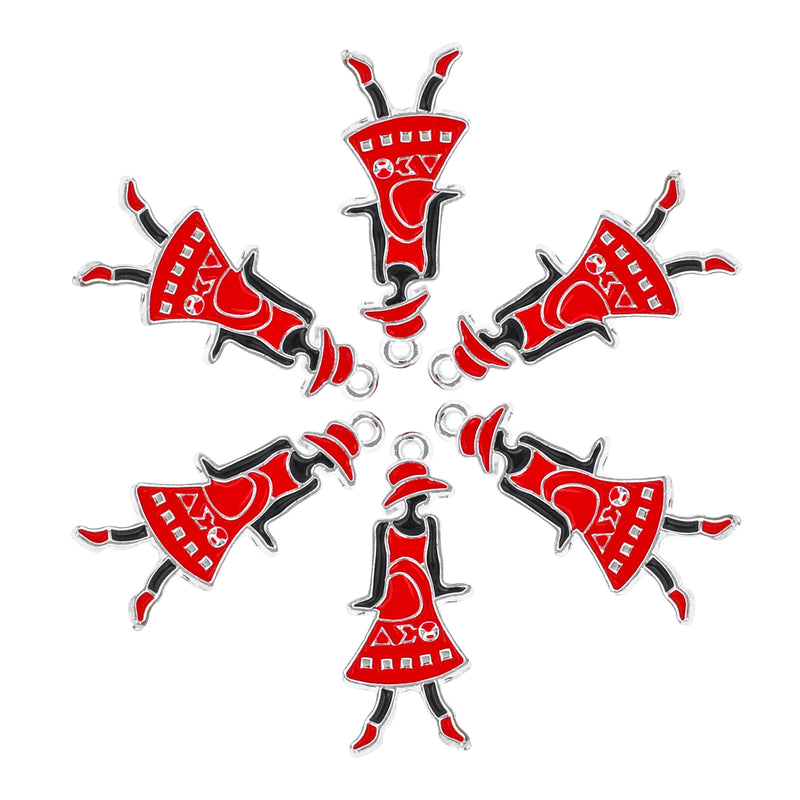 10pcs Alloy Organization Girl Charms DIY Jewelry Accessories