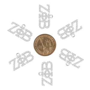 10pcs Alloy Z Charms for DIY Jewelry Making