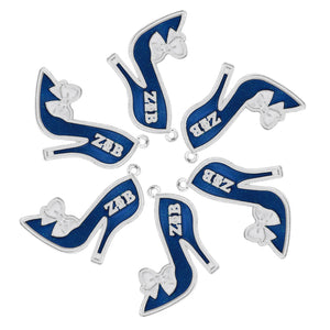 10pcs Z B High-heeled Shoes Charms for DIY Jewelry