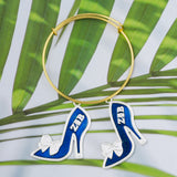 10pcs Z B High-heeled Shoes Charms for DIY Jewelry