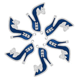10pcs Z B High-heeled Shoes Charms for DIY Jewelry