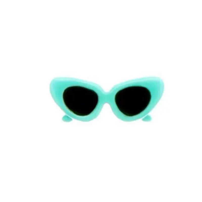 10pcs Aqua Sun Glasses Charm for Glass Locket