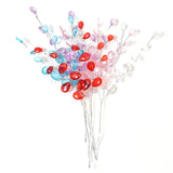 10pcs Acrylic Teardrop Beads Bouquet Wedding DIY Bridal Hair Accessory