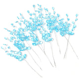 10pcs Acrylic Teardrop Beads Bouquet Wedding DIY Bridal Hair Accessory